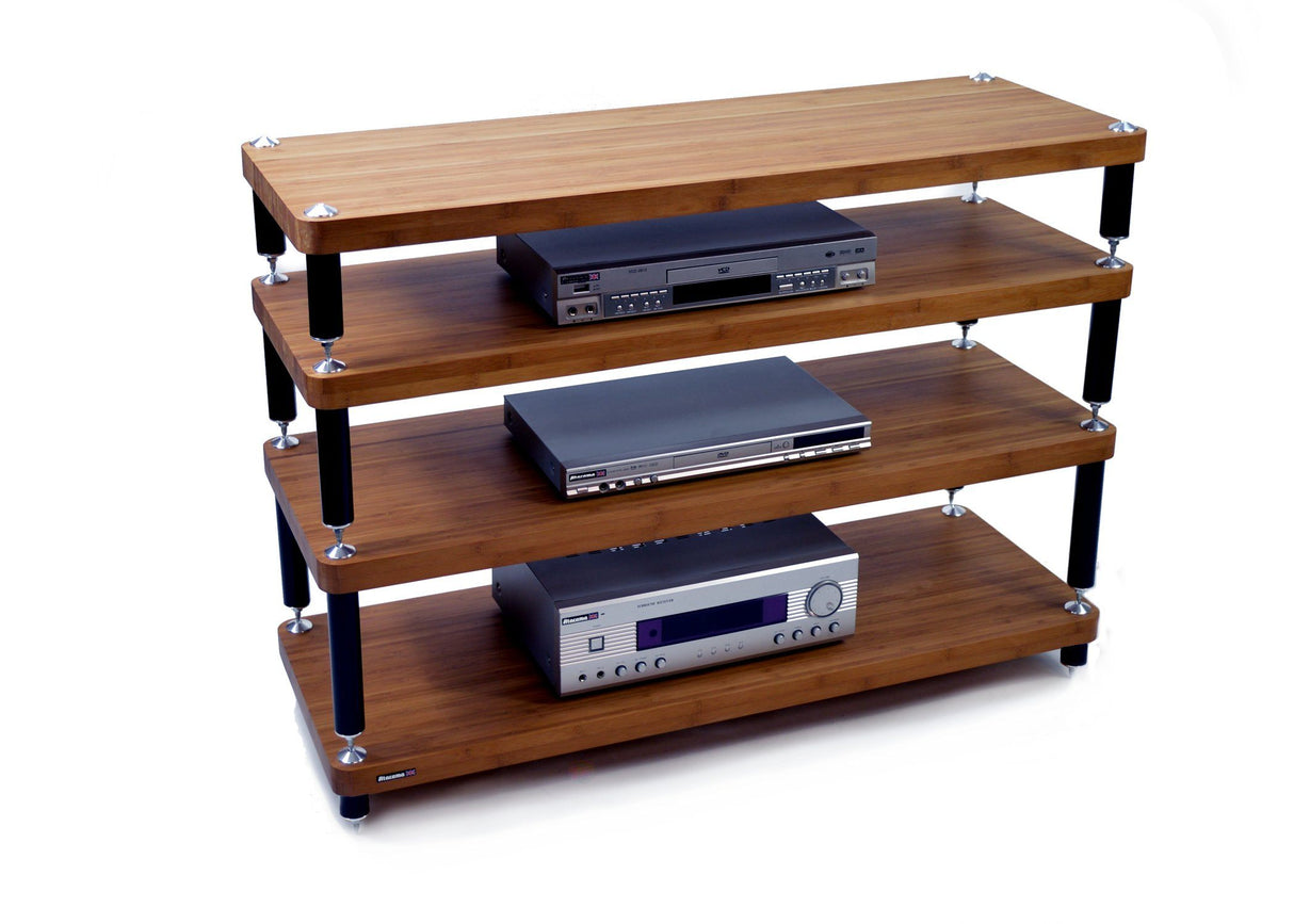 Atacama Evoque Eco 110-40 Dark Finish Bamboo AV Rack