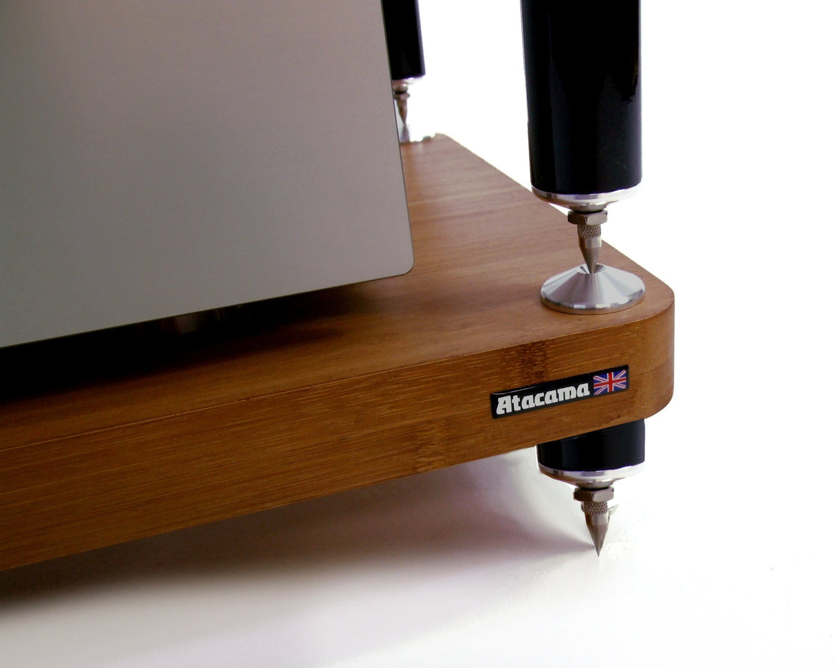 Atacama Evoque Eco 60-40 Dark Finish Bamboo Hi-Fi Rack