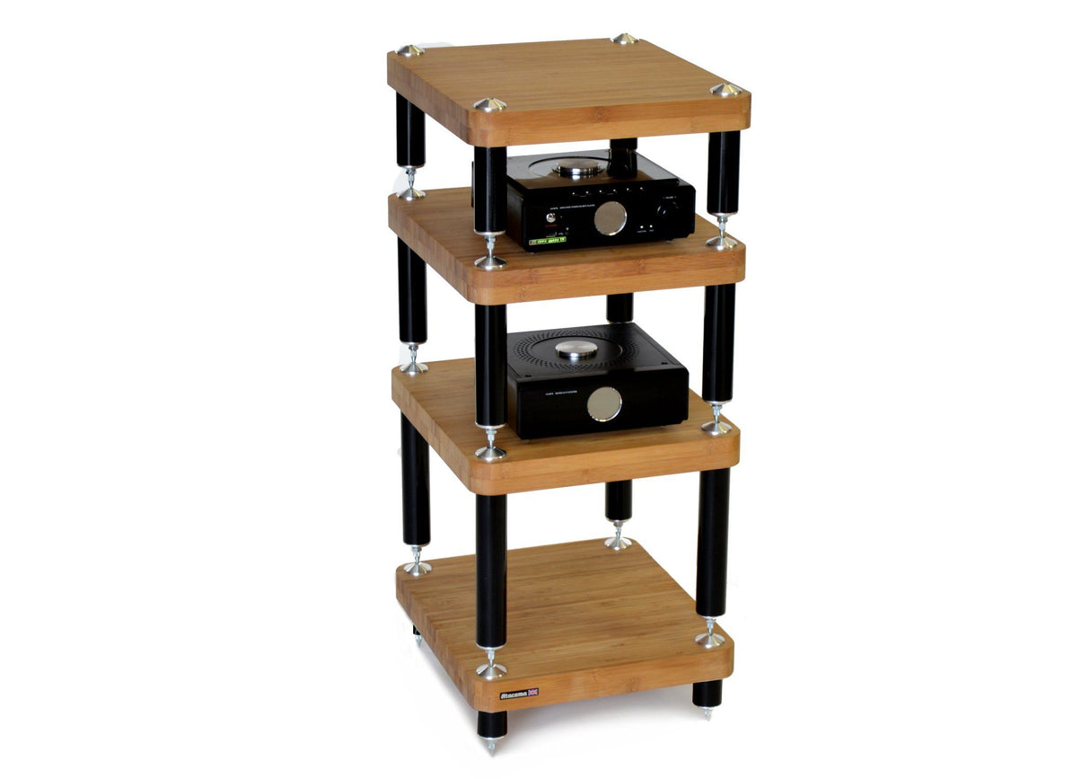 Atacama Evoque Eco 35-40 Mini Hi-Fi Rack Base Unit in Natural Finish Bamboo