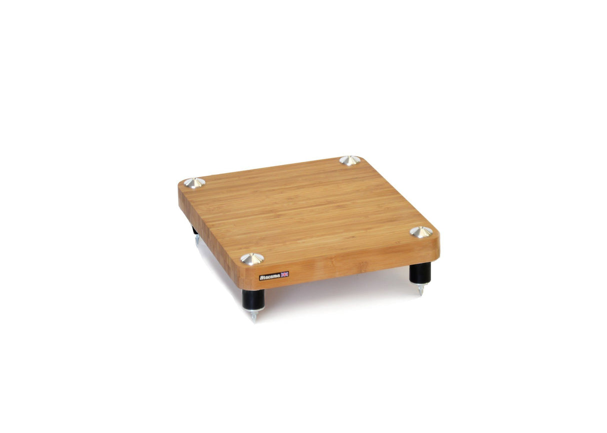 Atacama Evoque Eco 35-40 Mini Hi-Fi Rack Base Unit in Natural Finish Bamboo
