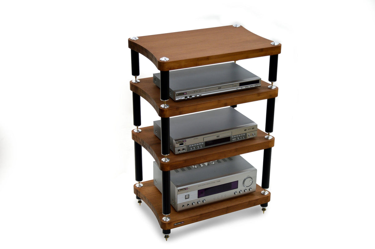 Atacama Evoque Eco 60-40 SE2 Dark Finish Bamboo Hi-Fi Rack