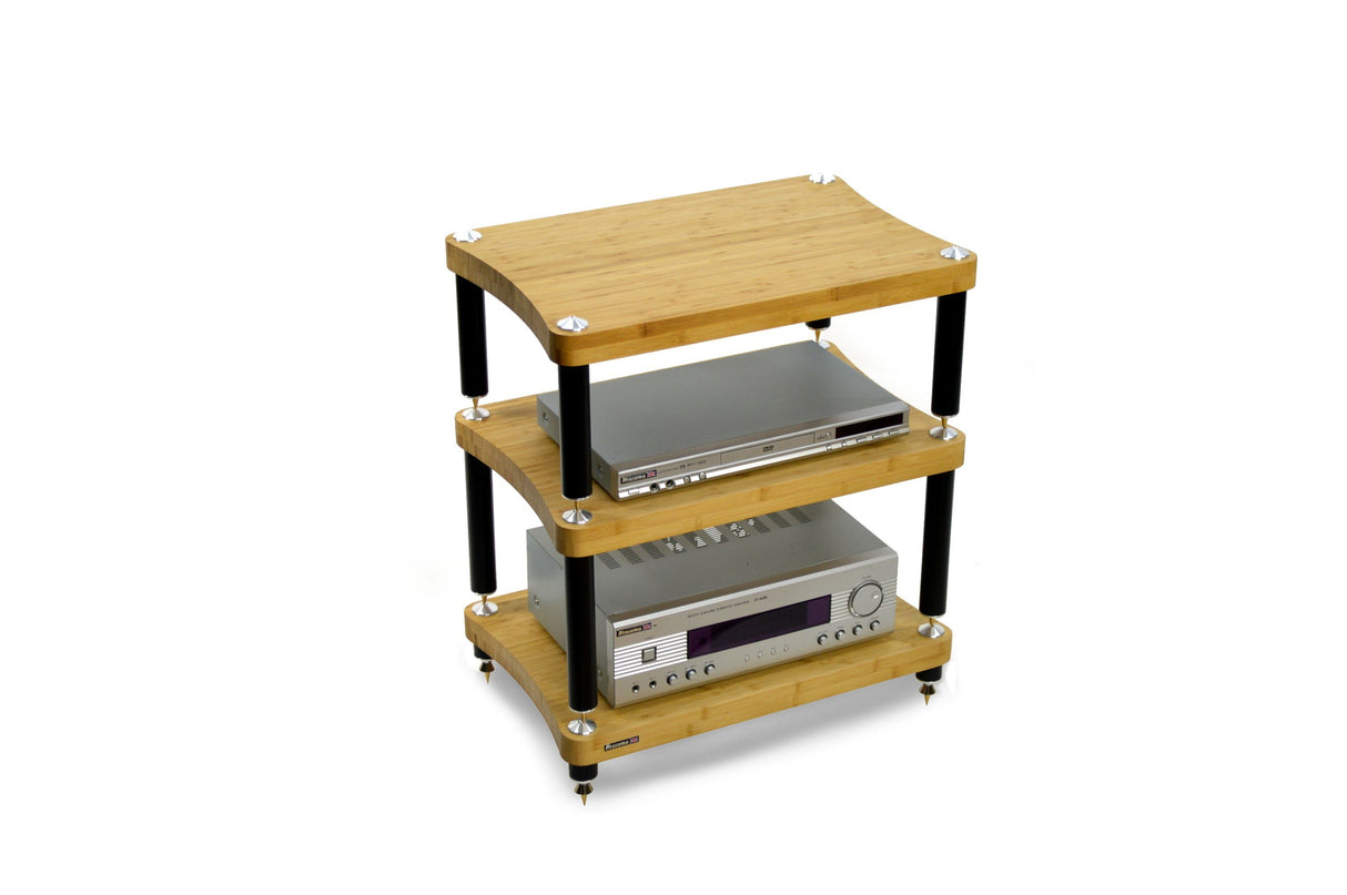 Atacama Evoque Eco 60-40 SE2 Natural Finish Bamboo Hi-Fi Rack