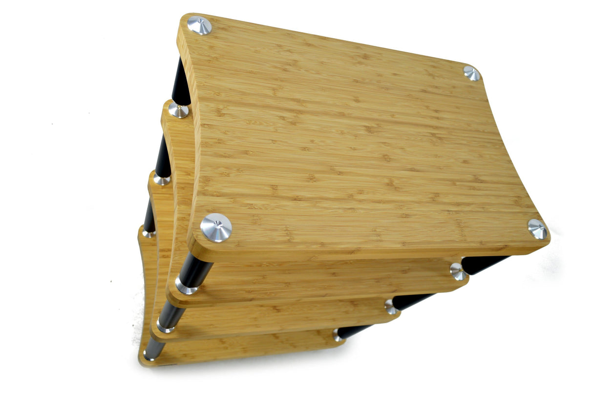 Atacama Evoque Eco 60-40 SE2 Natural Finish Bamboo Hi-Fi Rack