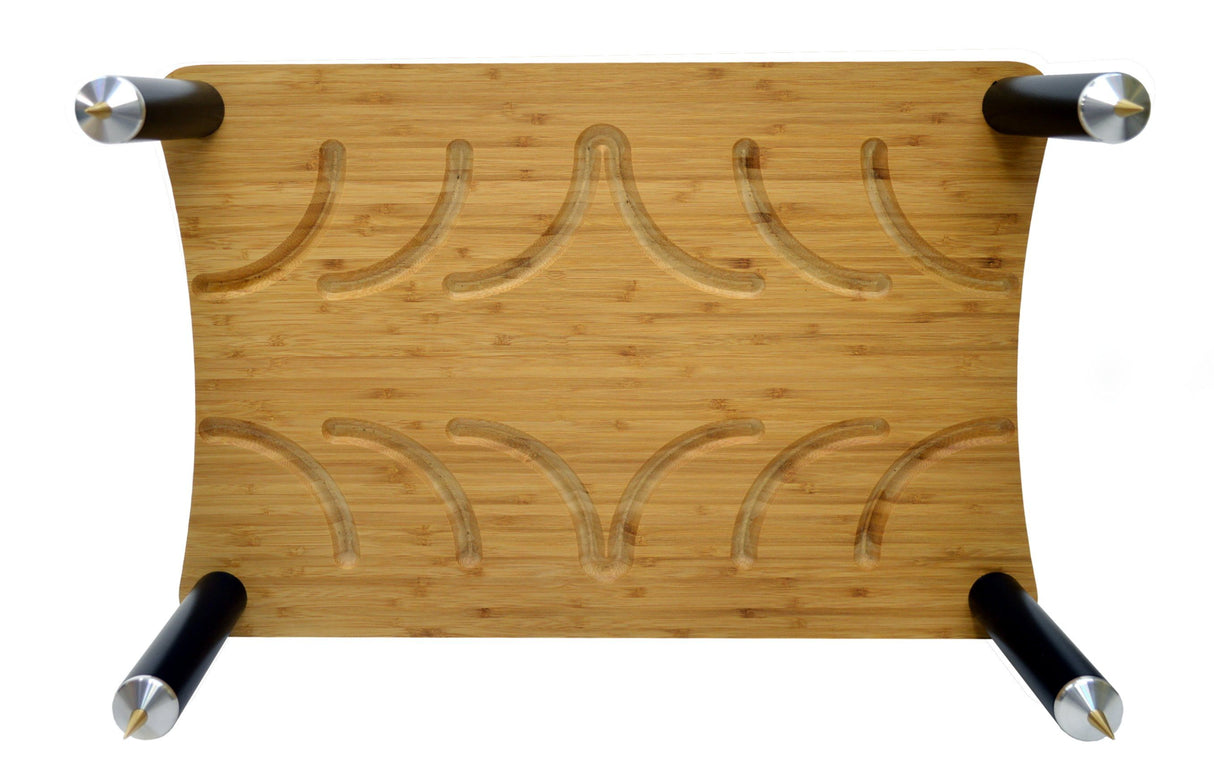 Atacama Evoque Eco 60-40 SE2 Natural Finish Bamboo Hi-Fi Rack