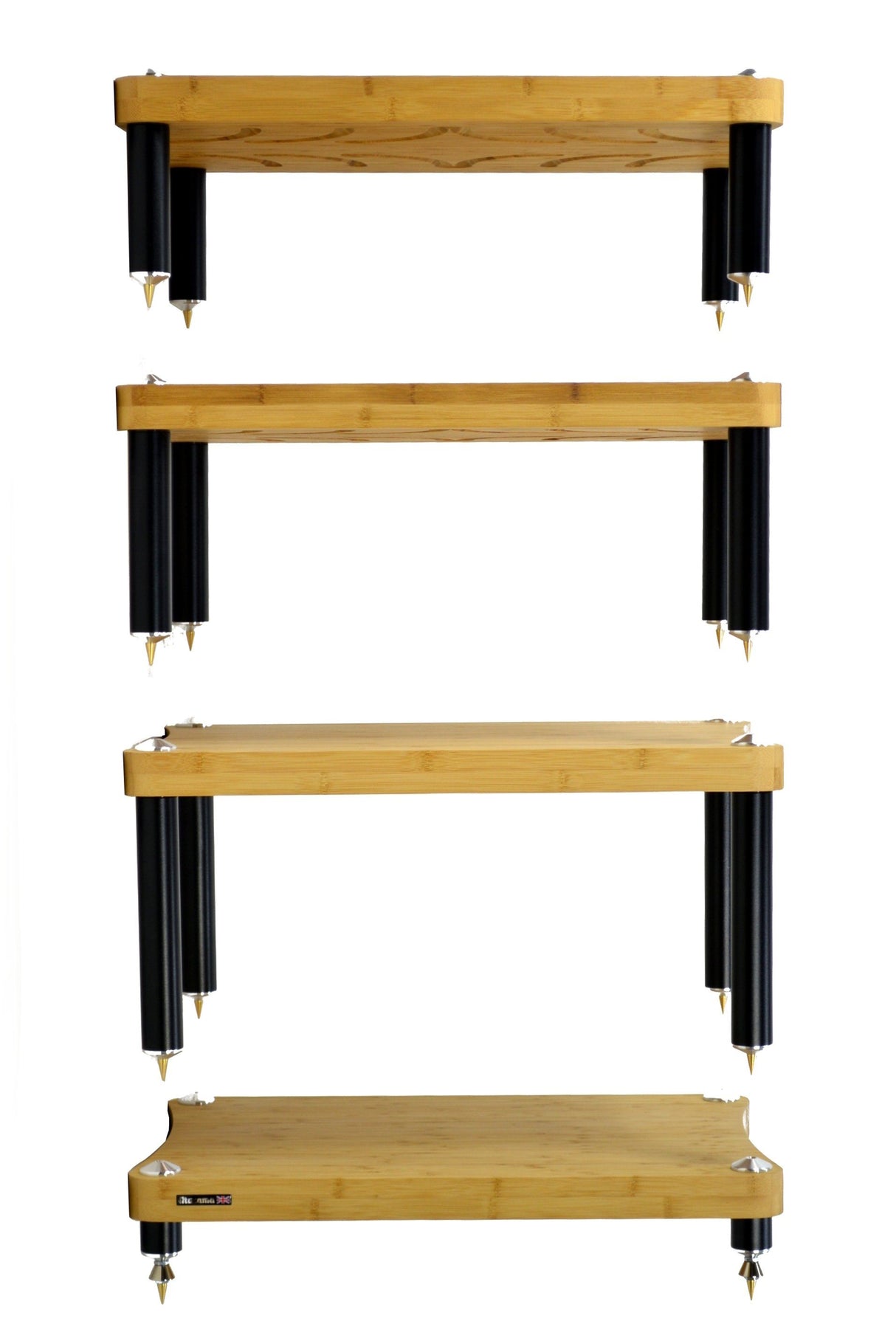 Atacama Evoque Eco 60-40 SE2 Natural Finish Bamboo Hi-Fi Rack