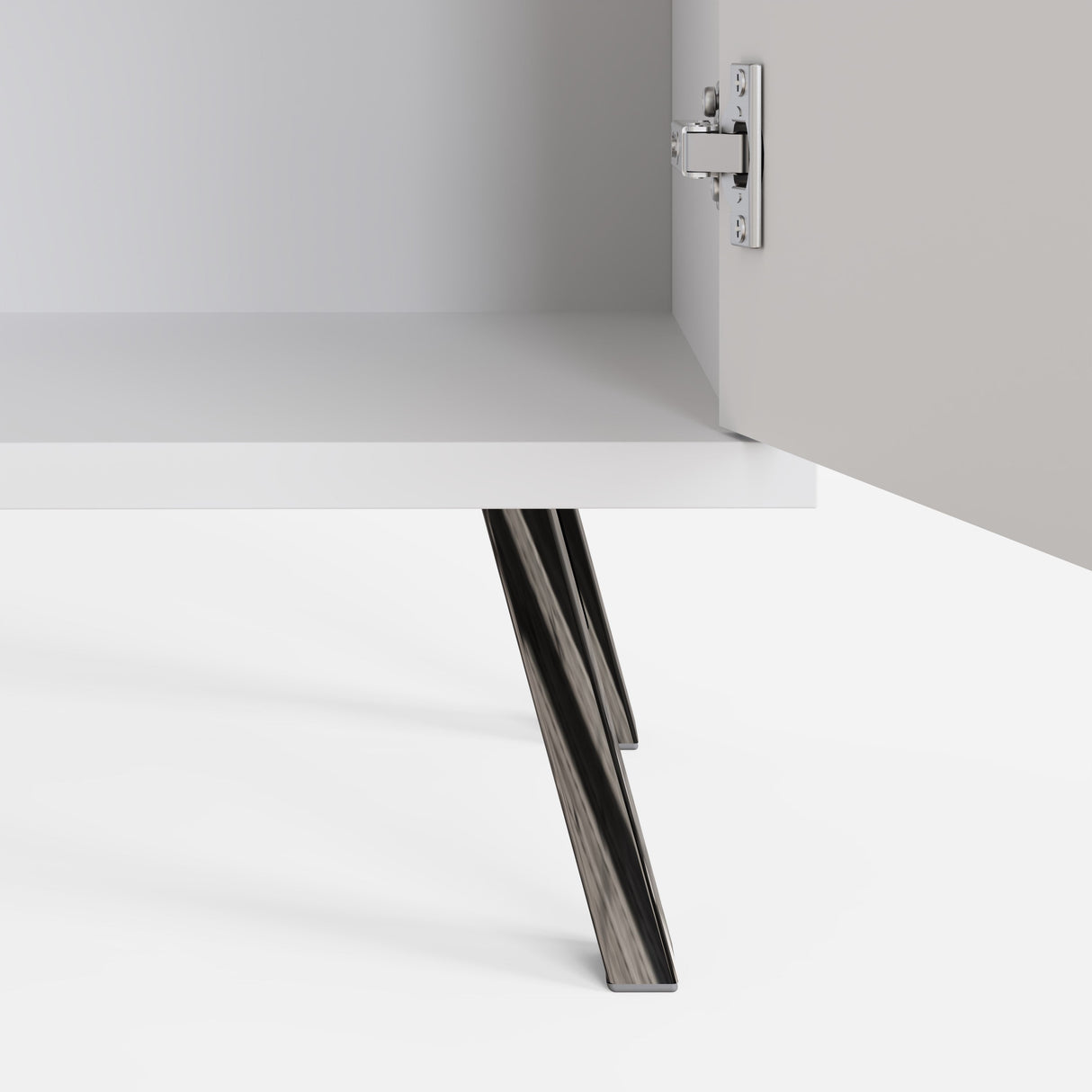 Frank Olsen Elevate White Small Sideboard with Mood Lighting