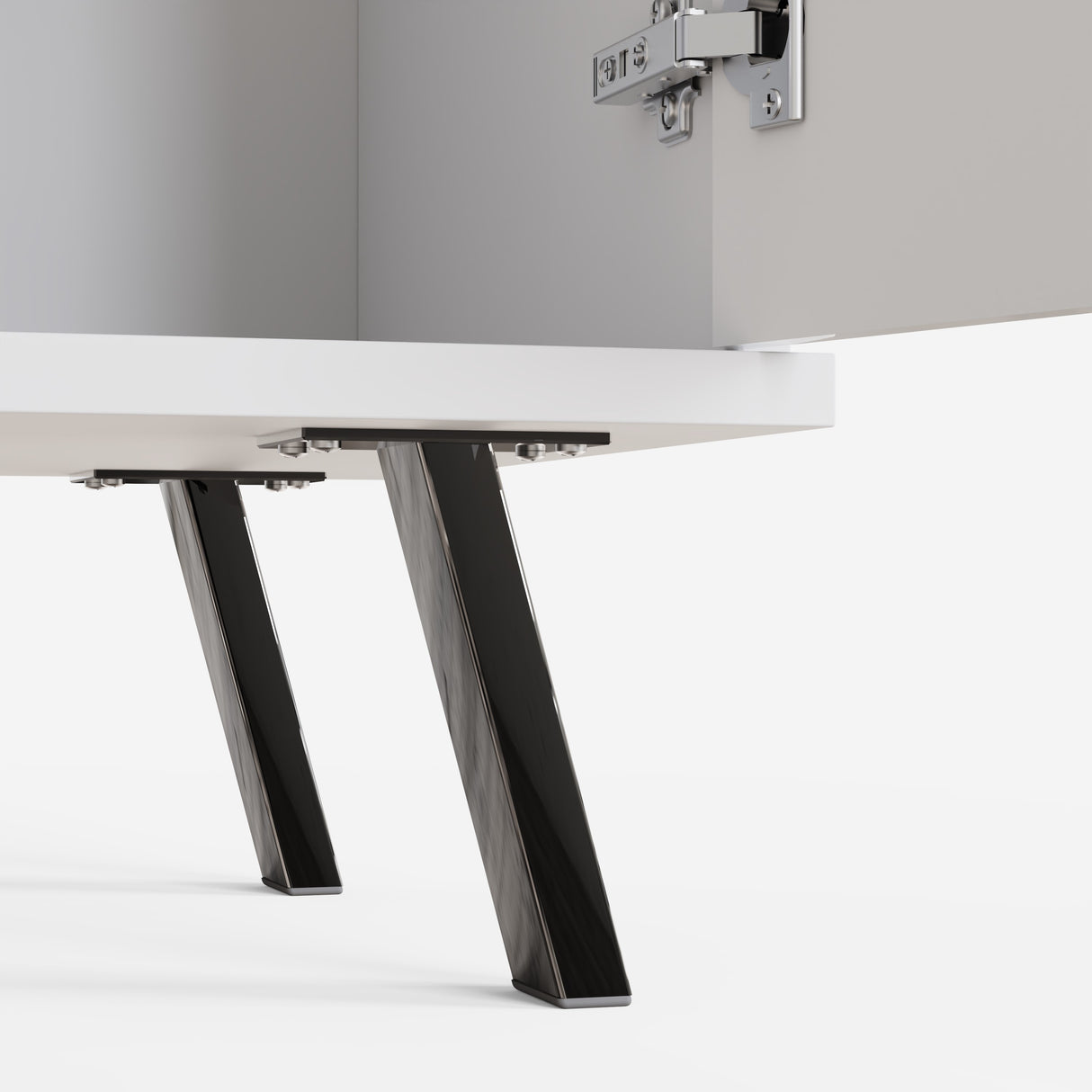 Frank Olsen Elevate White Small Sideboard with Mood Lighting