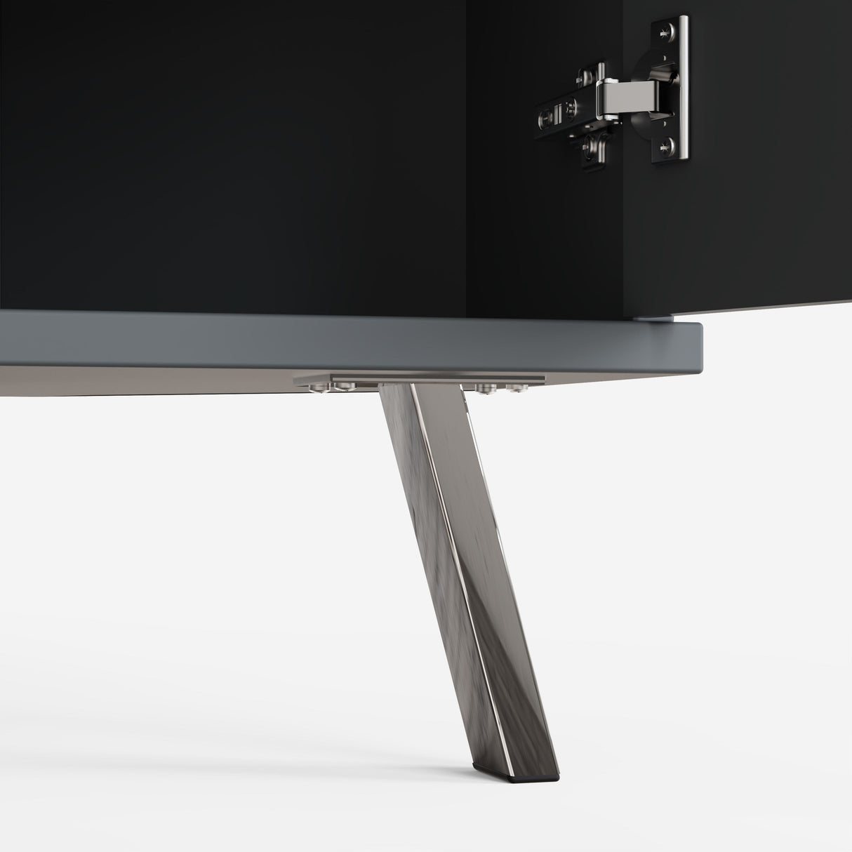 Frank Olsen Elevate Grey Corner TV Cabinet with mood lighting & Intelligent eye