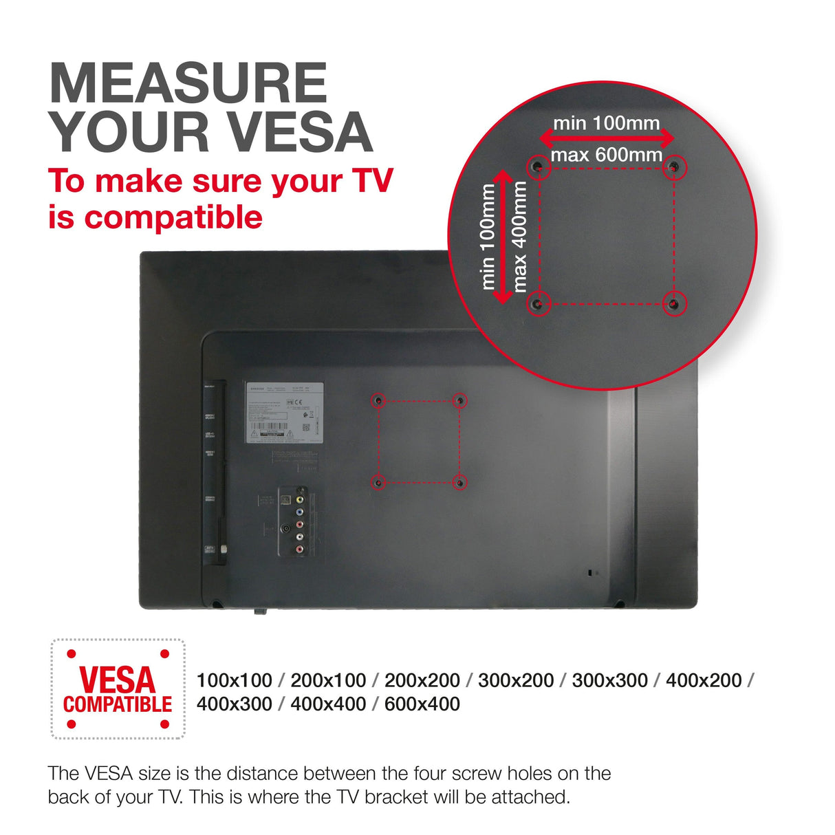 TTAP FS2-BLK TV Stand with Height Adjustable Swivel Bracket for up to 65" TVs