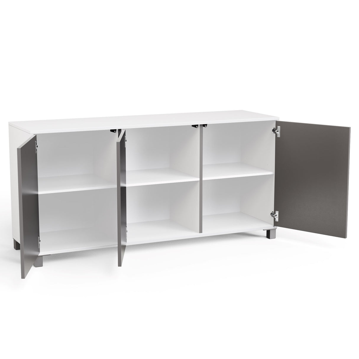 Frank Olsen LED Smart Click Sideboard White & Grey