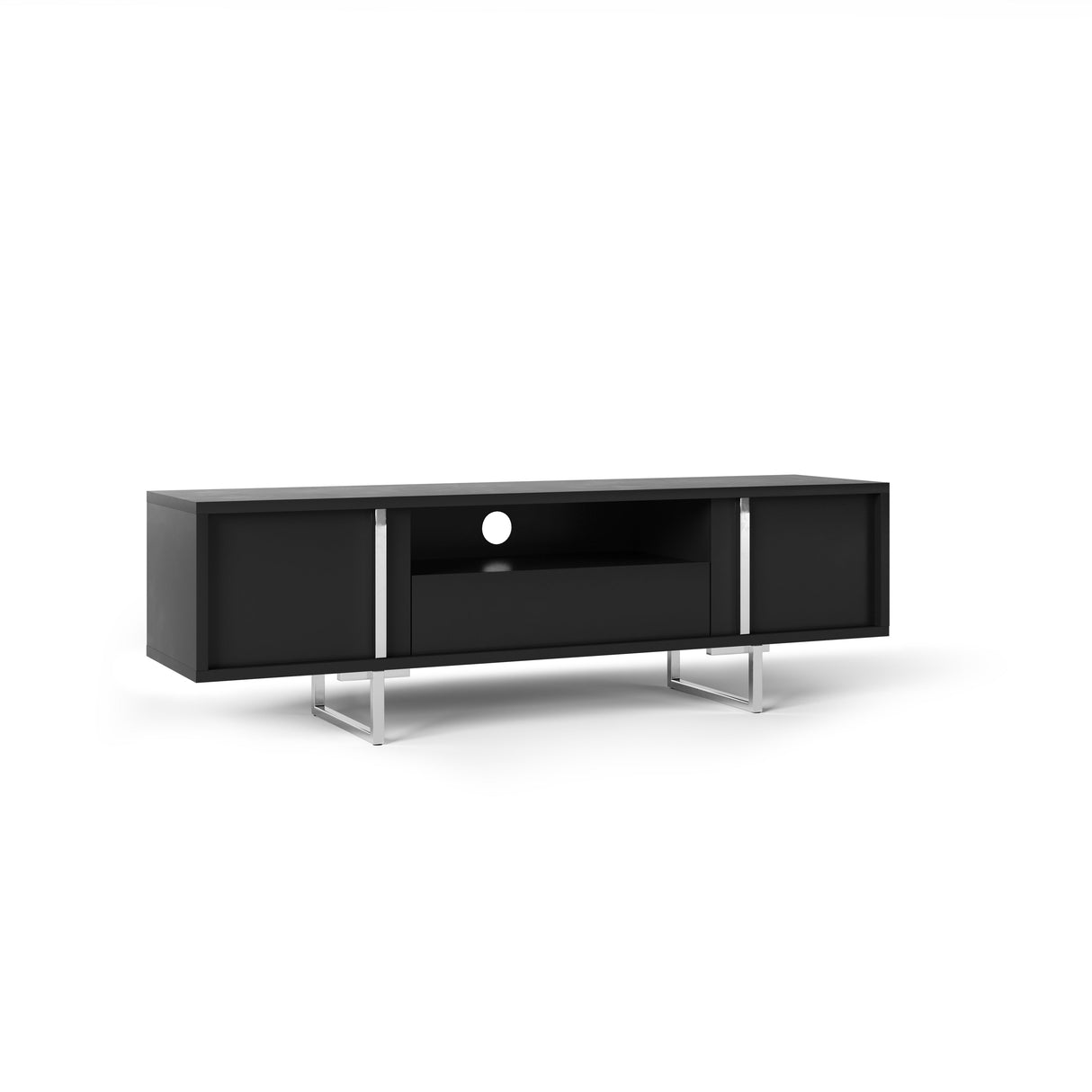 Alphason Gallium Black TV Stand (ADGA1600BLK)