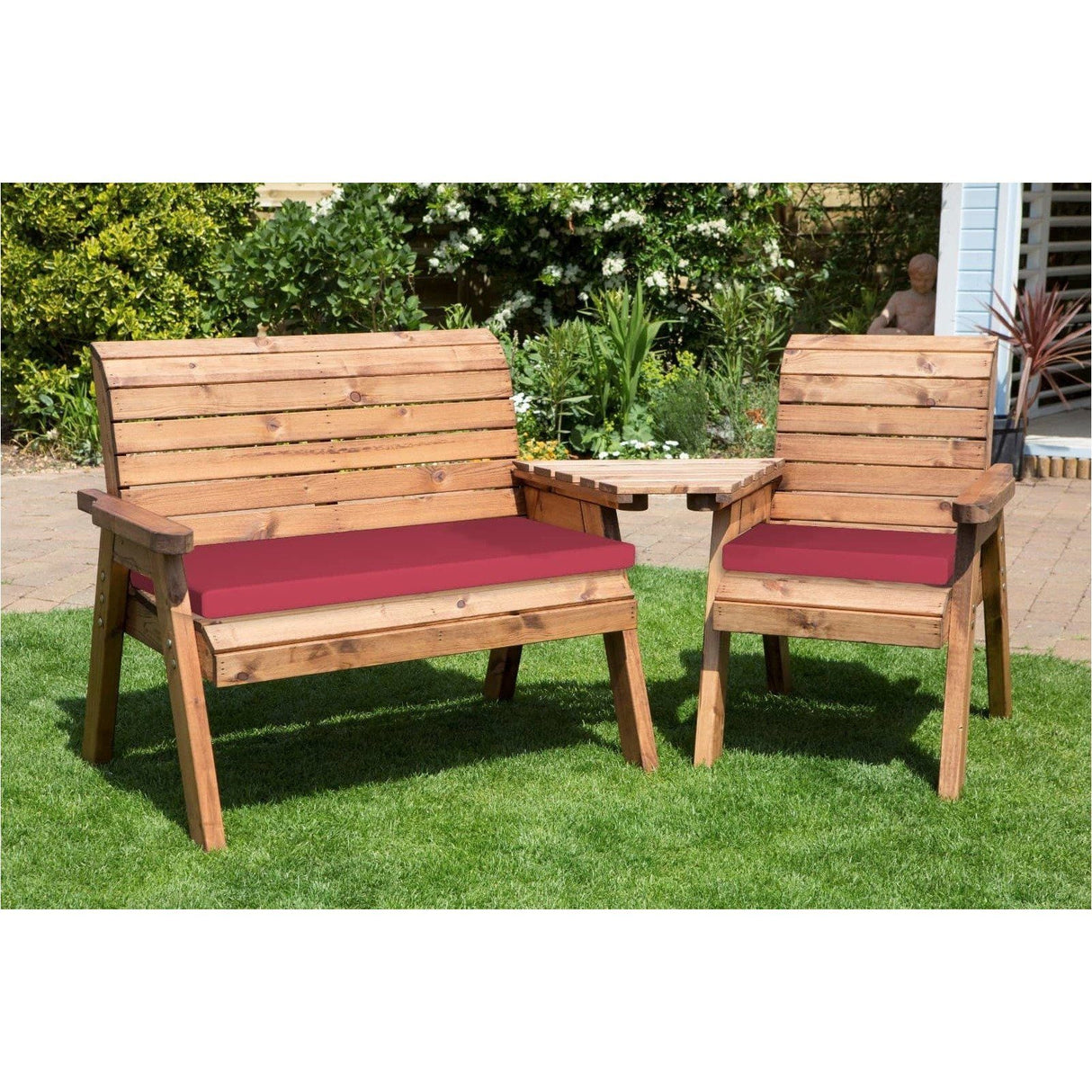 Charles Taylor Three Seater Companion Set with Angled Tray (HB03)