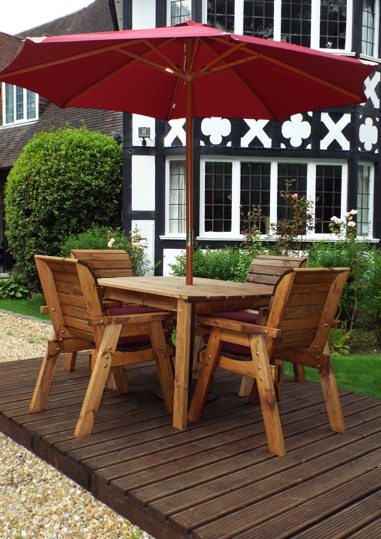 Charles Taylor Four Seater Rectangular Table Set (HB12)