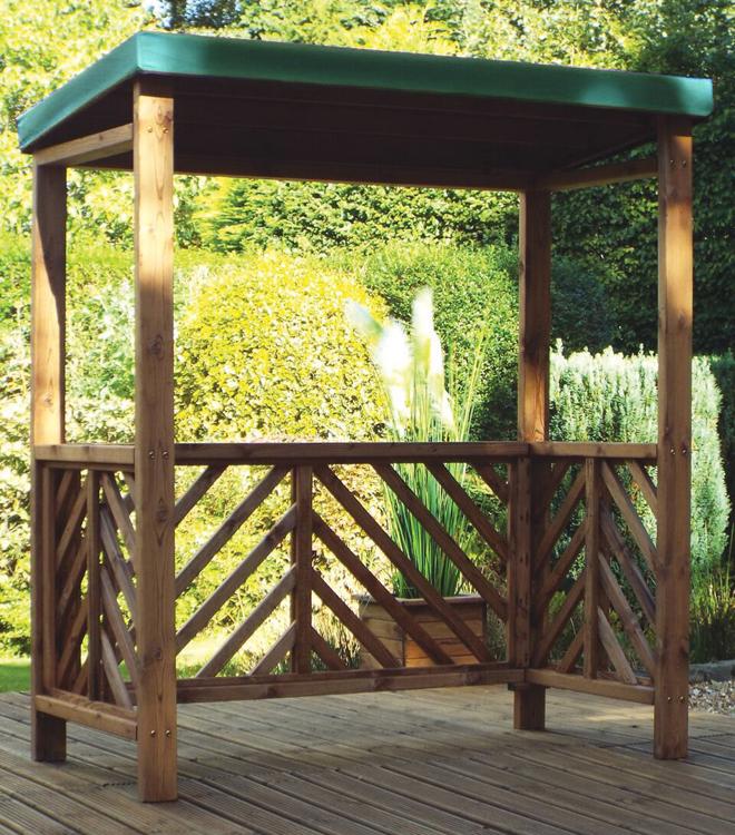 Charles Taylor Dorchester BBQ Shelter in Green (HB137G)