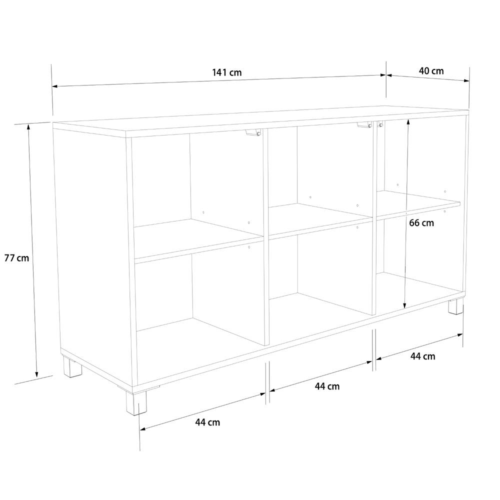 Frank Olsen LED Smart Click Sideboard White & Grey