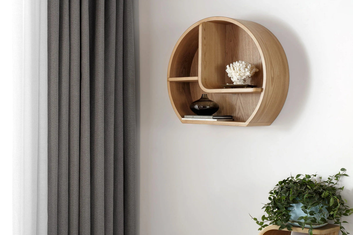 Jual San Francisco Oak Wall Shelf (JF713 Oak)