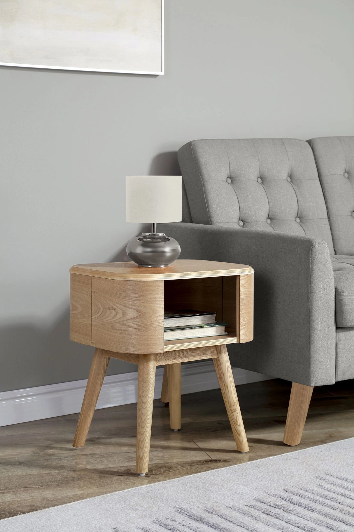 Jual Oslo Oak Lamp Table (JF812 OAK)