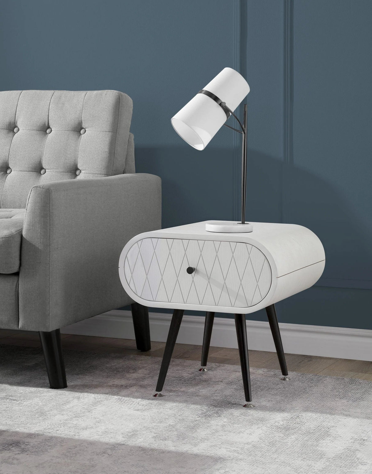 Jual Astana Grey Lamp Table (JF912)