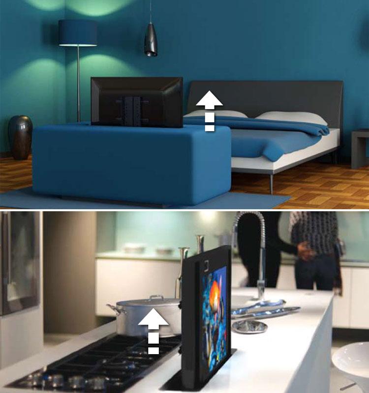 AV4 LF600 Flat Screen Lifting Mechanism 600mm Lift Travel