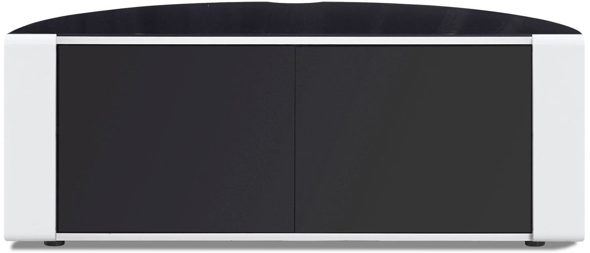 MDA Designs Sirius 1200 White and Black TV Stand