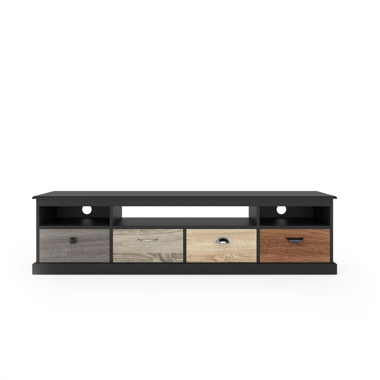 Dorel Home Mercer Range Black TV Console for Screen upto 65 inch