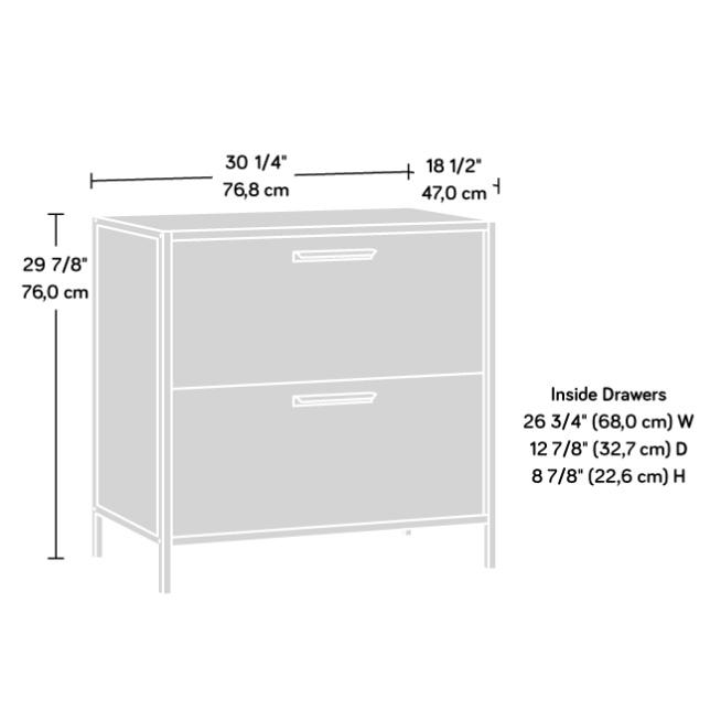 Teknik Boulevard Cafe 2 Drawer Office Filing Cabinet (5427345)