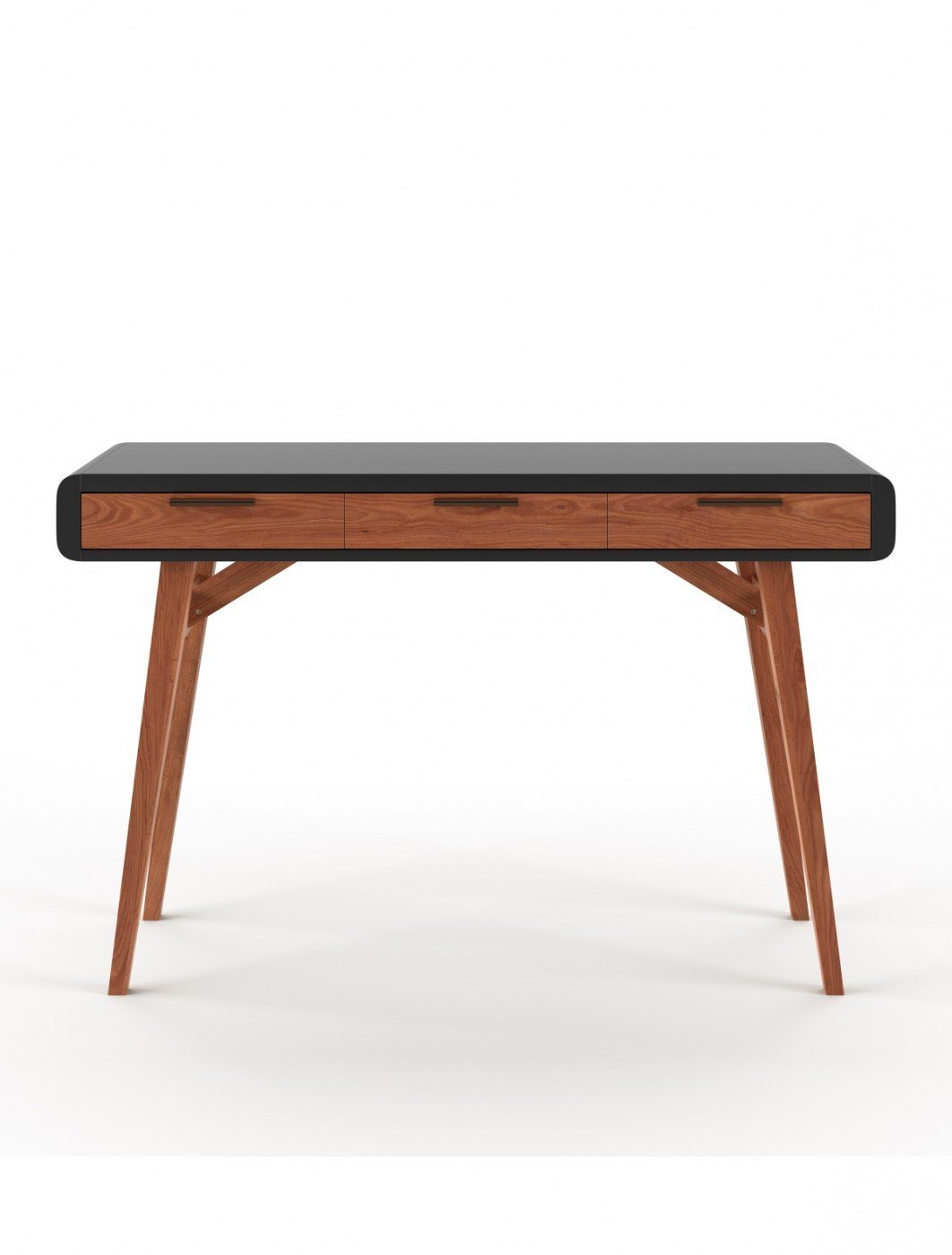 Alphason Pevensey Black and Oak Study Desk (AW3150)