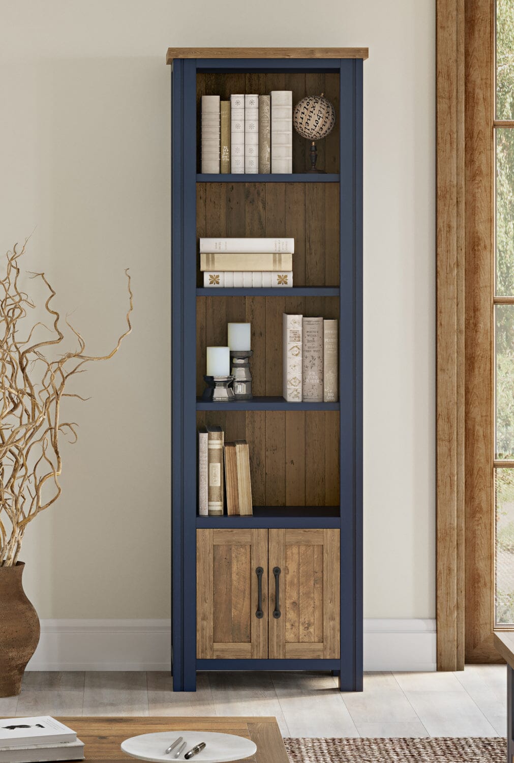 Baumhaus Splash of Blue - Narrow Bookcase (VTTB01C)