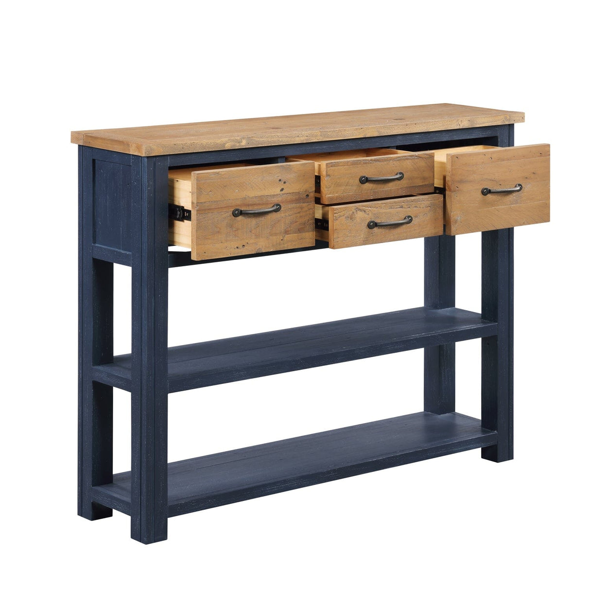 Baumhaus Splash of Blue - Low Bookcase / Console (VTTB02A)