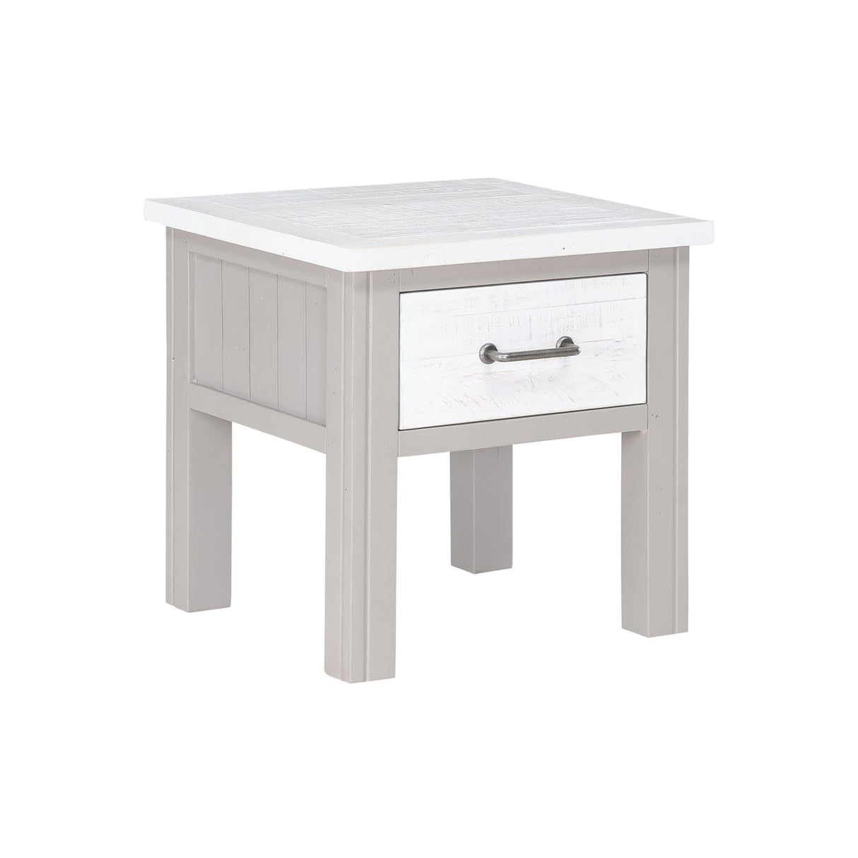 Baumhaus Greystone - Lamp Table With drawer (VTTG10B)