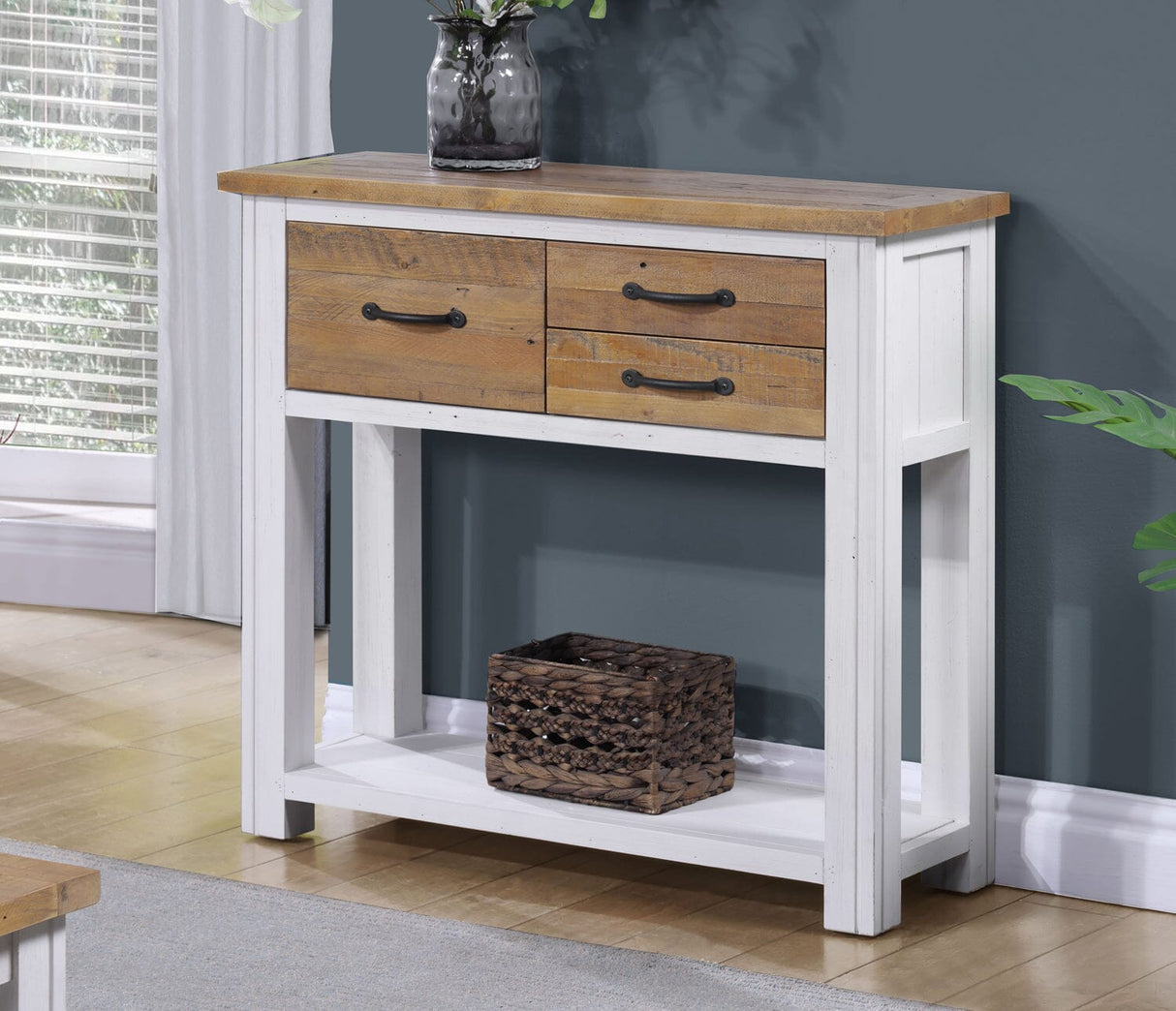 Baumhaus Splash of White - Small Console Table (VTTW02B)