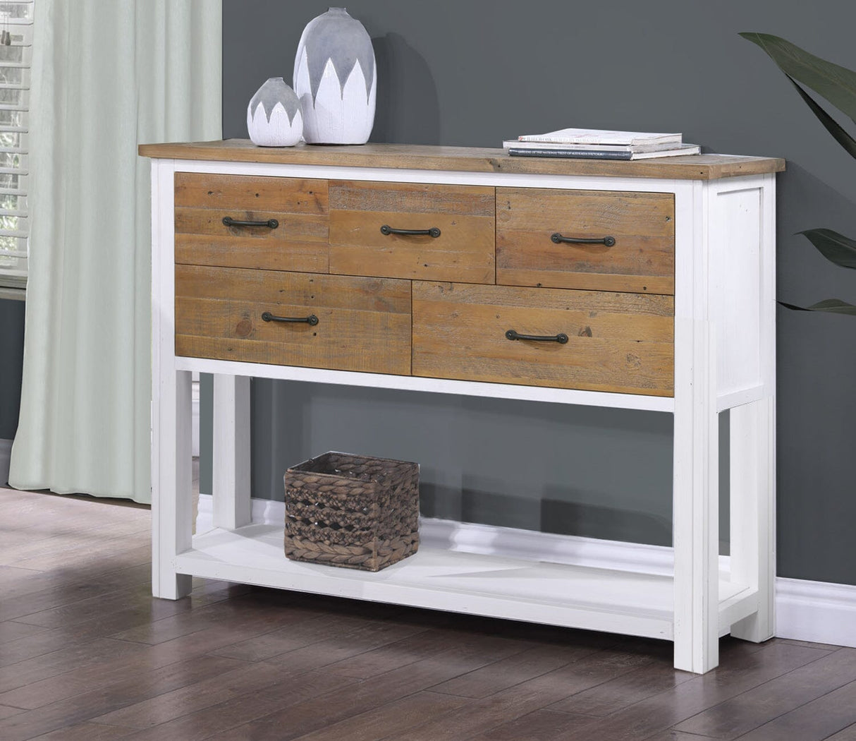 Baumhaus Splash of White - Sideboard / Console Table (VTTW02C)