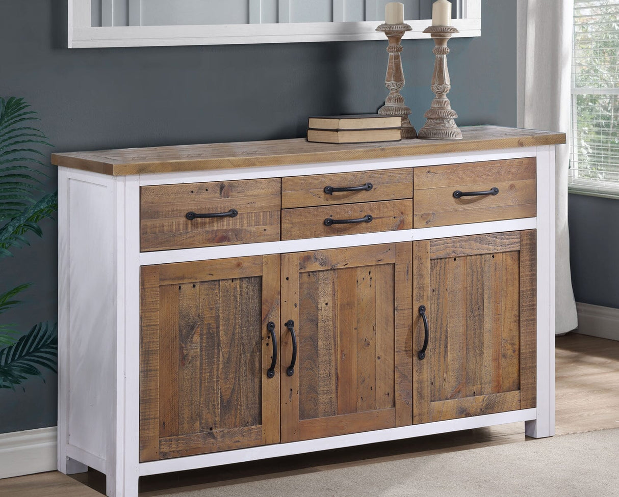 Baumhaus Splash of White - Sideboard 3 Door / 4 Drawer (VTTW02D)