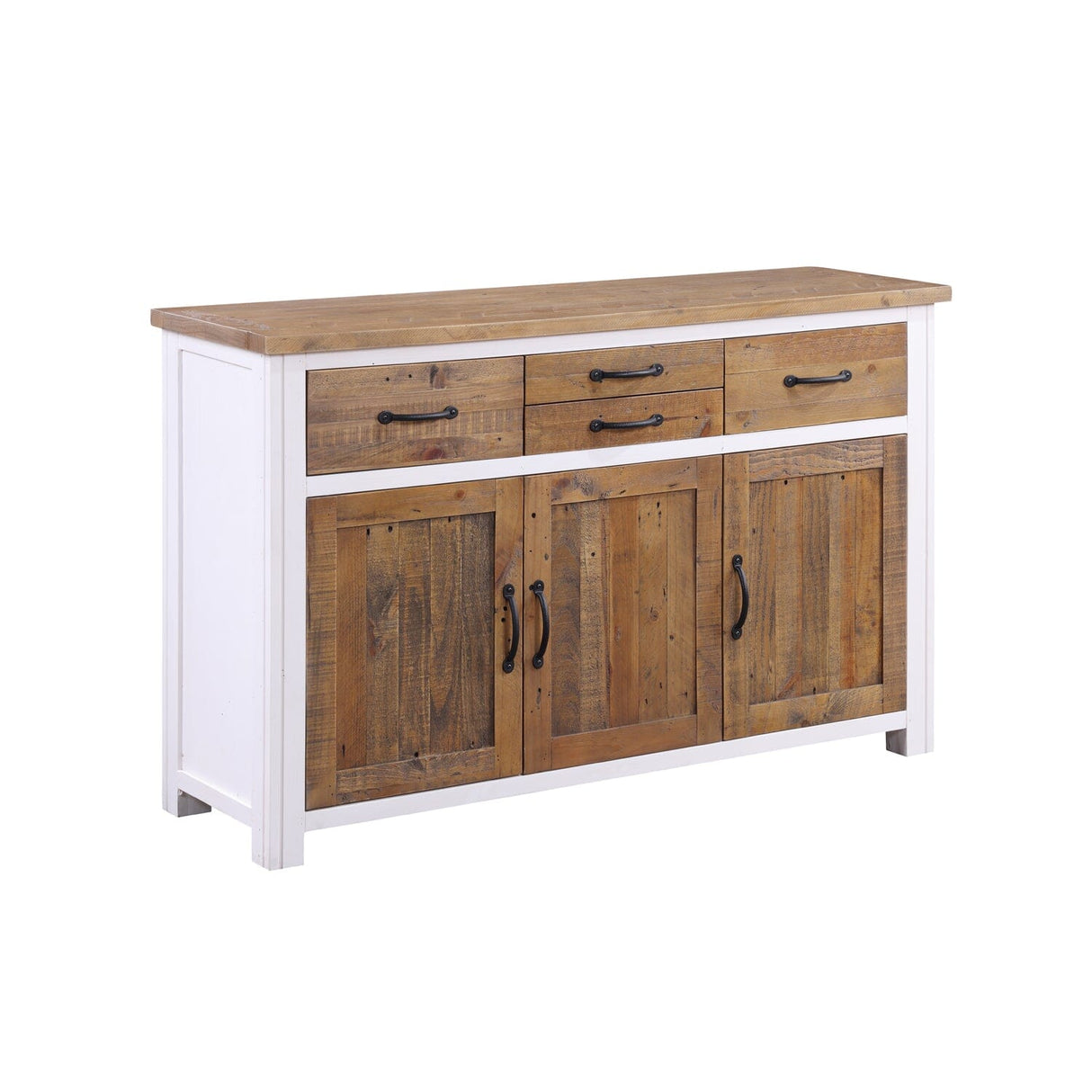 Baumhaus Splash of White - Sideboard 3 Door / 4 Drawer (VTTW02D)