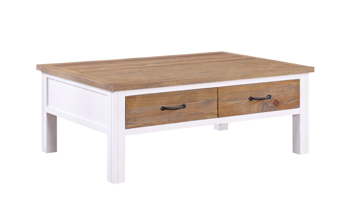Baumhaus Splash of White - Coffee Table With Four Drawers (VTTW08A)