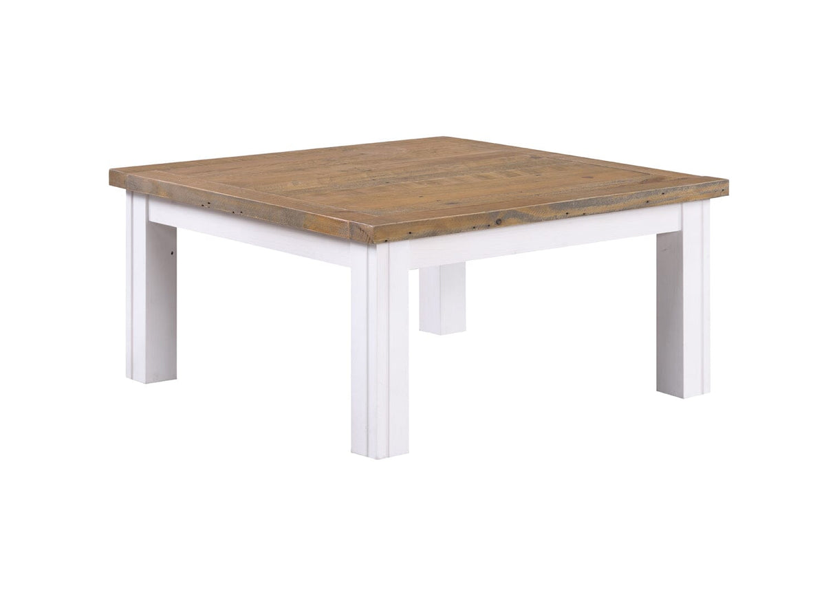 Baumhaus Splash of White - Low Square Coffee Table (VTTW08B)