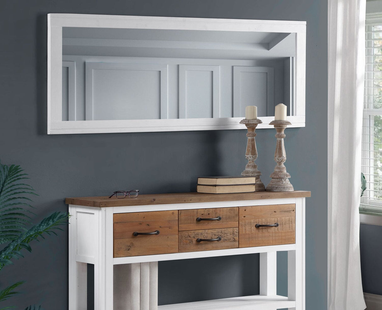 Baumhaus Splash of White - Extra Long Wall Mirror (Hangs Landscape & Portrait) (VTTW16A)