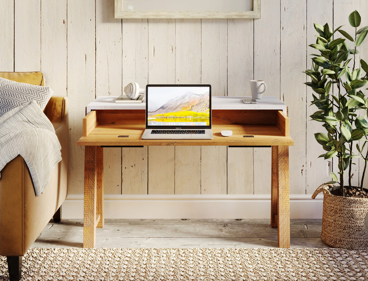 Baumhaus Trinity - Reclaimed Home Office Desk / Dressing Table (VWP06A)