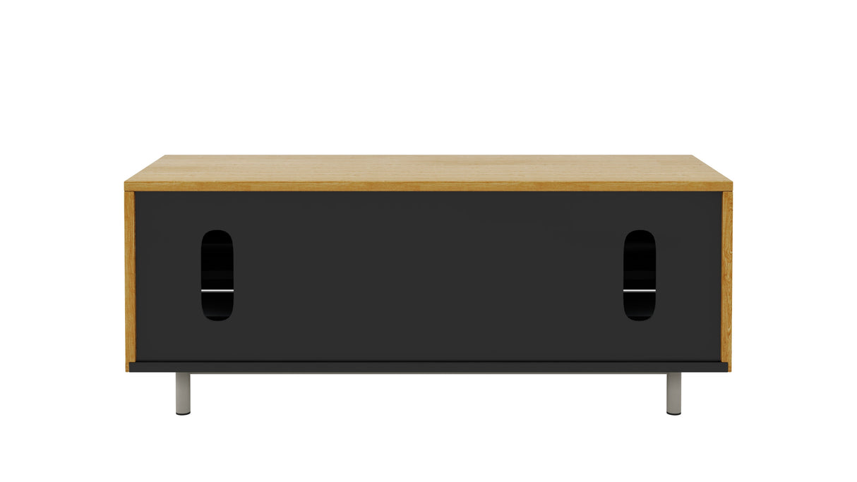 Alphason Venice 1200 Oak and Grey TV Stand (ADVE1200GRY)