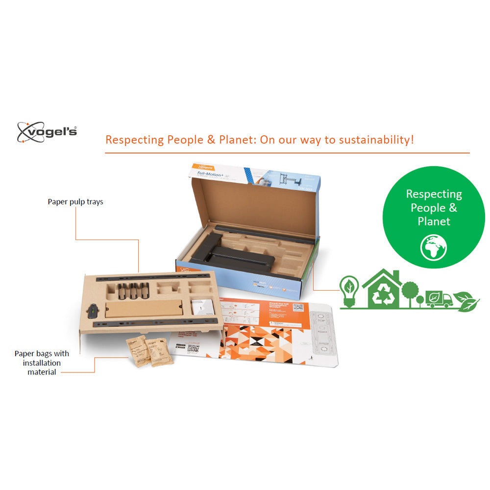 Vogels TVM 3665 TV (40-77") Double Arm Black Wall Bracket for OLED TV's