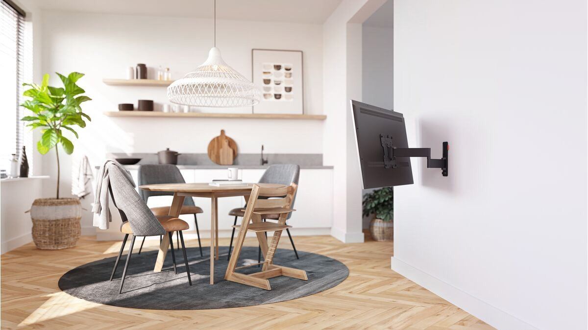 Vogels TVM 3245 TV (19-43") Double Arm Black Wall Bracket