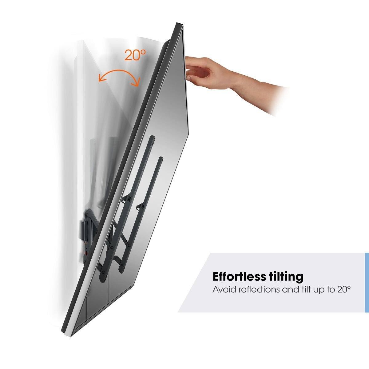 Vogels TVM 3415 TV (32-65") Tilting Black TV Wall Bracket