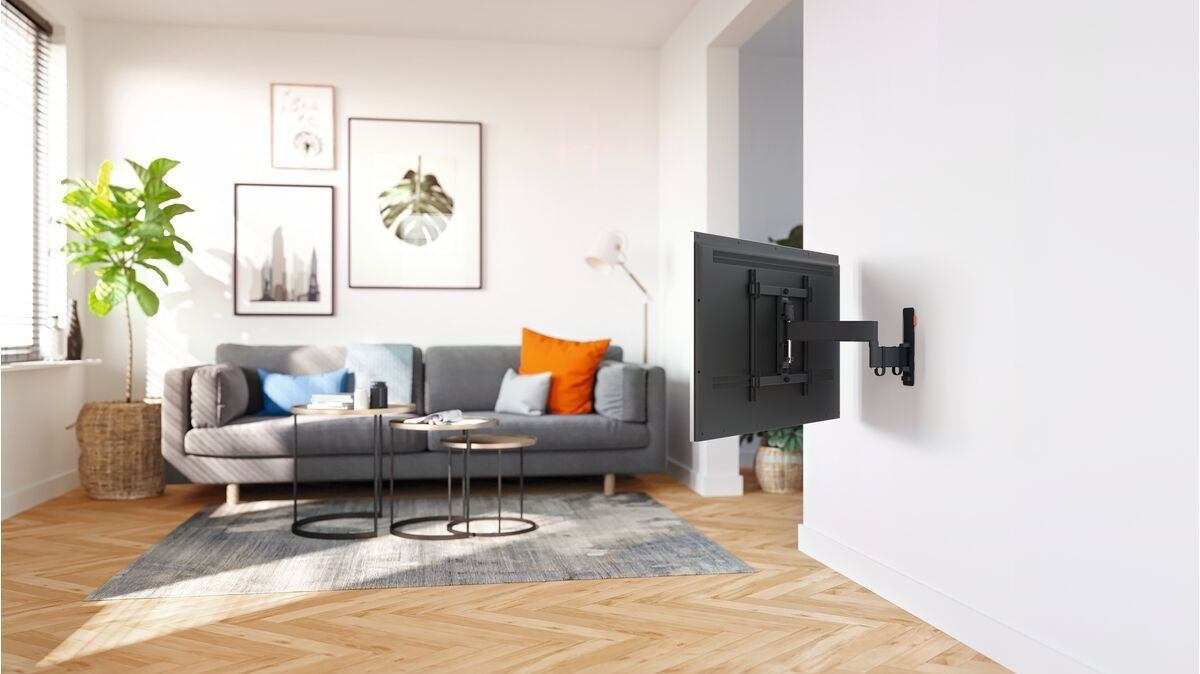 Vogels TVM 3445 TV (32-65") Double Arm Black Wall Bracket