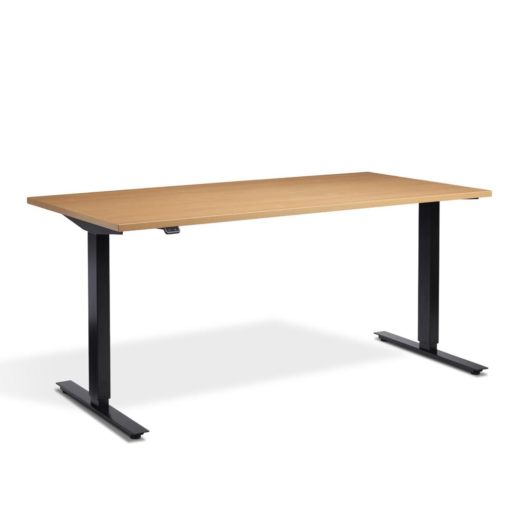 Lavoro Zero Dual Motor Height Adjustable Office Desk with Black Frame