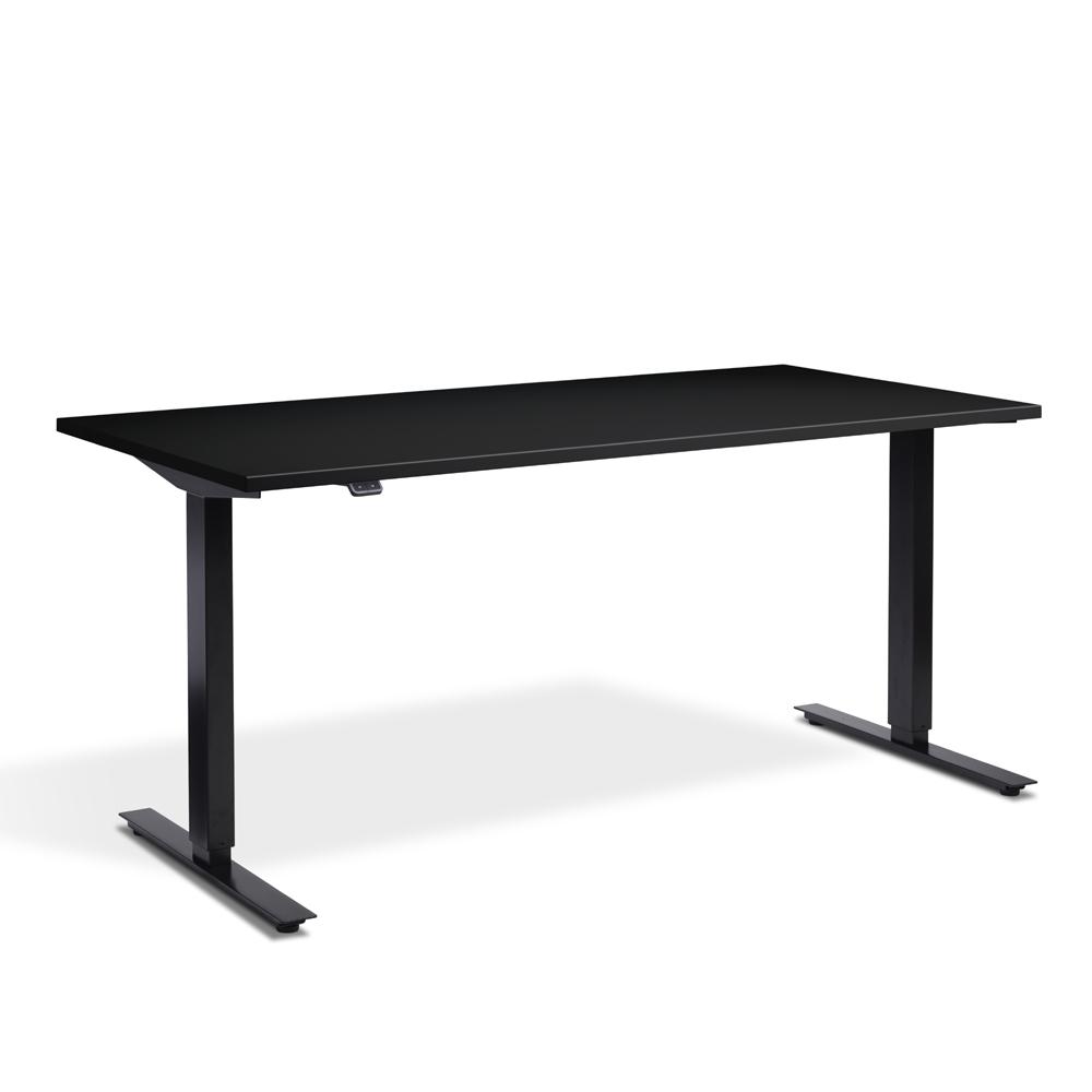 Lavoro Zero Dual Motor Height Adjustable Office Desk with Black Frame