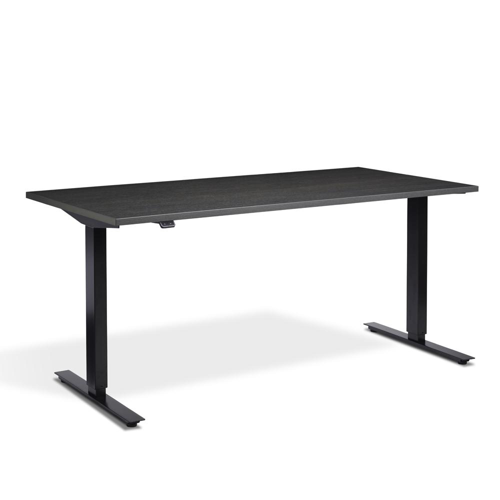 Lavoro Zero Dual Motor Height Adjustable Office Desk with Black Frame