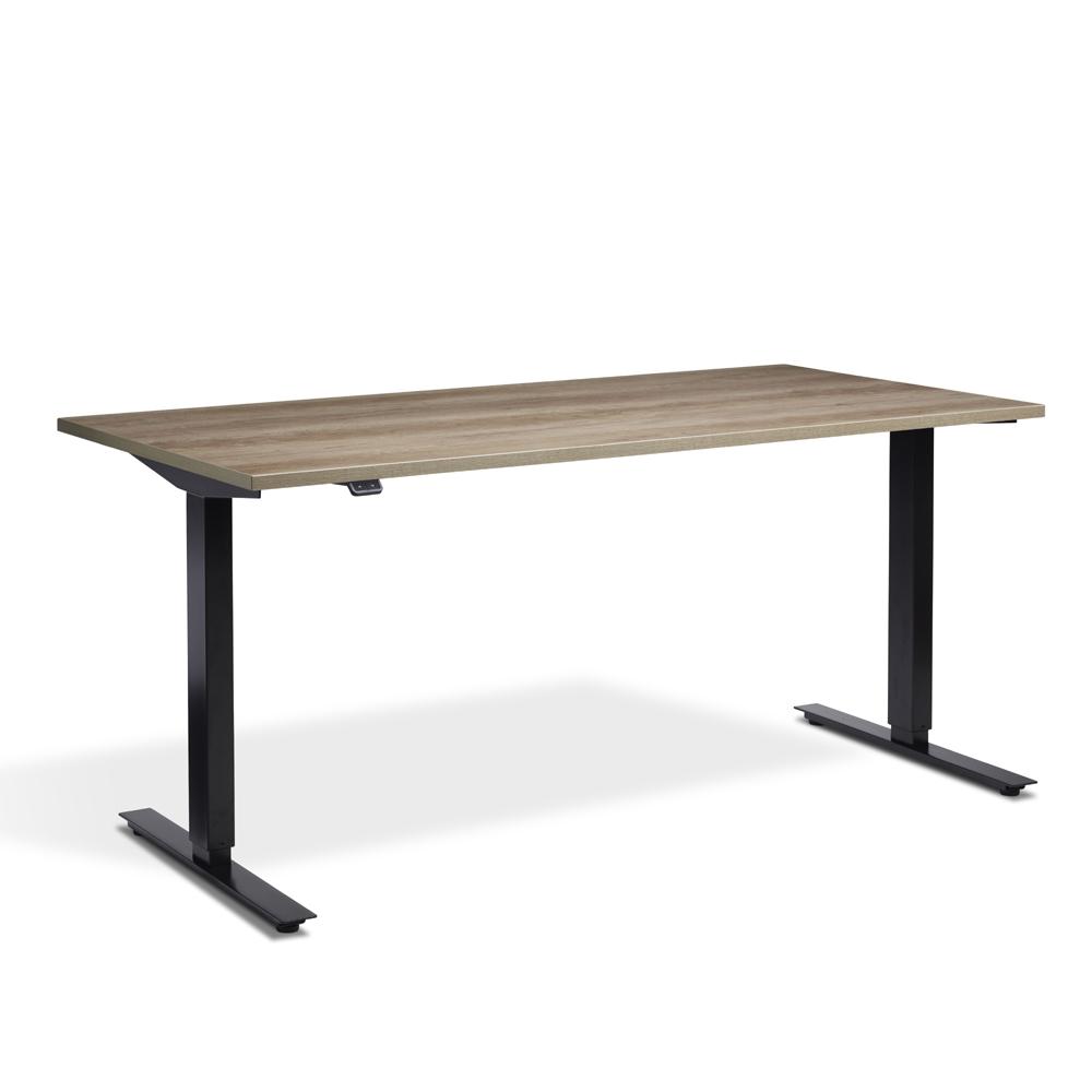 Lavoro Zero Dual Motor Height Adjustable Office Desk with Black Frame