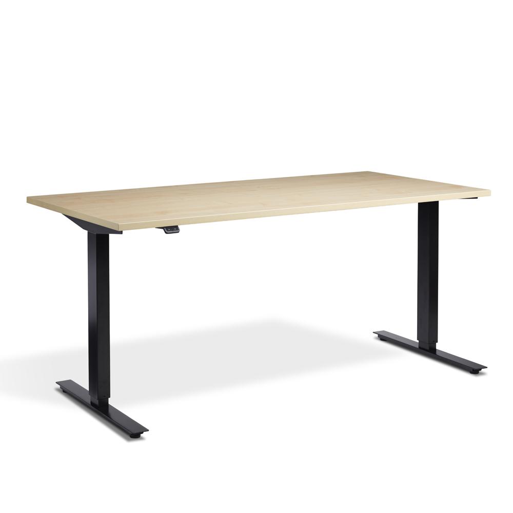 Lavoro Zero Dual Motor Height Adjustable Office Desk with Black Frame