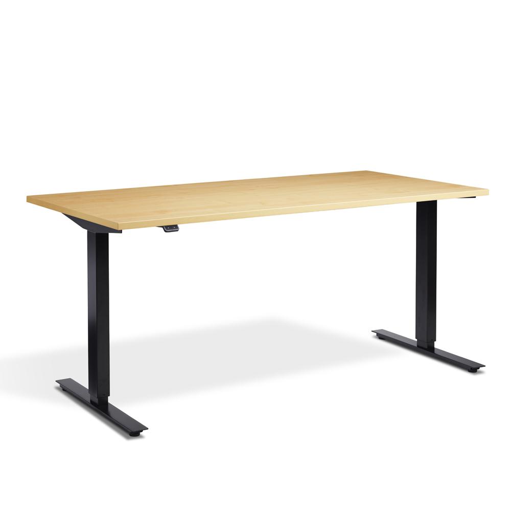 Lavoro Zero Dual Motor Height Adjustable Office Desk with Black Frame