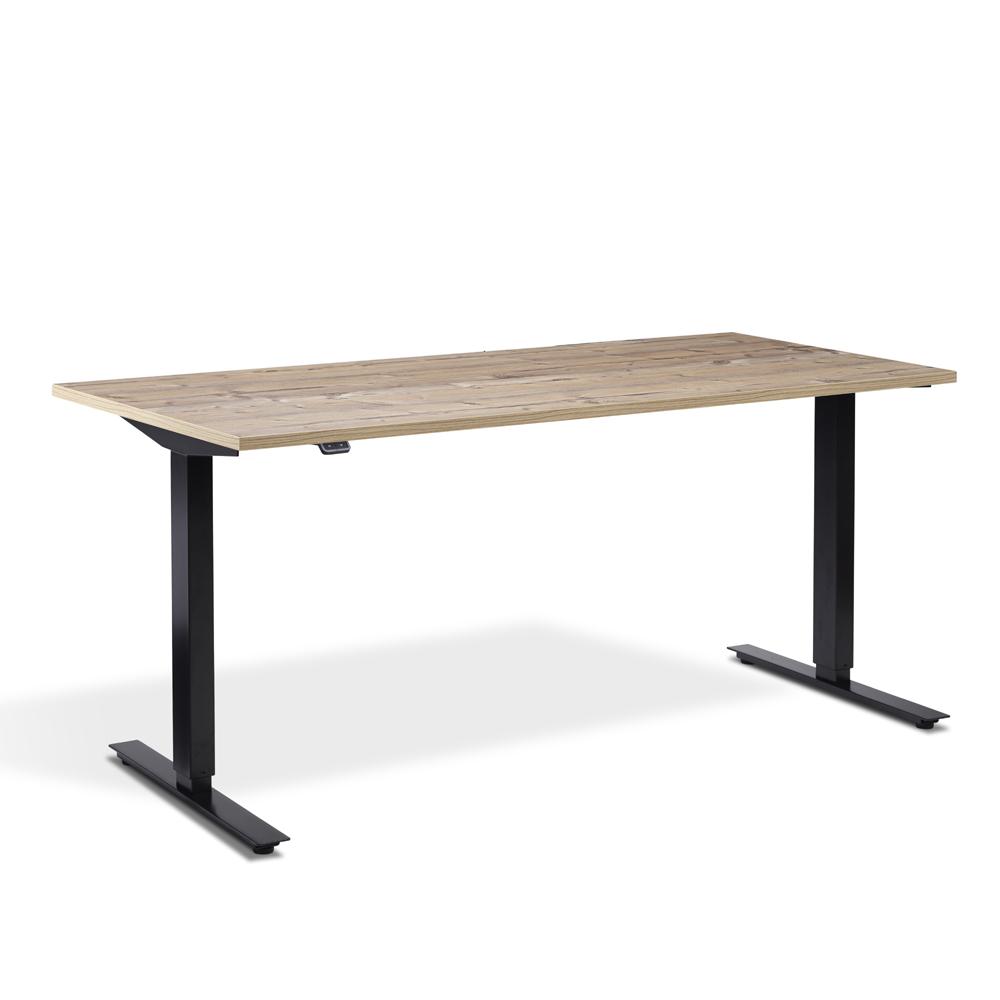 Lavoro Zero Dual Motor Height Adjustable Office Desk with Black Frame